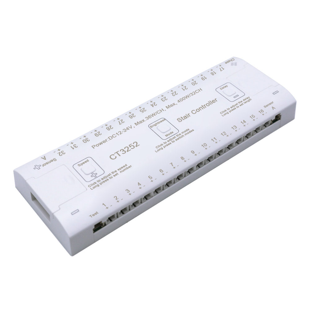 CT3288 DC12-24V Smart Sensor 32-way Steps LED controller CT3288 DC12-24V Smart Sensor 32-way Steps LED controller